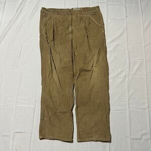 Vintage 90s Eddie Bauer Tan Corduroy Pants 40x32